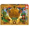 Puzzle Educa 2000 Pièces - Montage Aztèque Maya - 96 X 68 Cm - Neuf