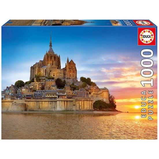 Puzzle Educa Monte Saint-Michel, Francia de 1000 Piezas Puzzle Educa Monte Saint-Michel, Francia de 1000 Piezas
