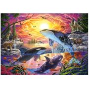 Puzzle Educa Orcas y Lobos de 4000 Piezas