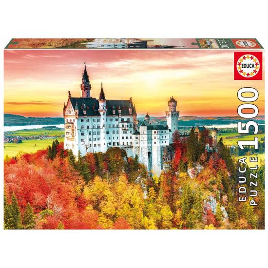 Puzzle Educa Otoño en Neuschwanstein de 1500 Piezas Puzzle Educa Otoño en Neuschwanstein de 1500 Piezas
