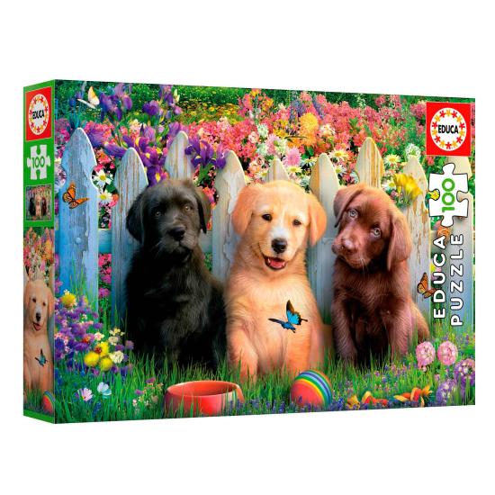 Puzzle Educa Perritos de 100 Piezas Puzzle Educa Perritos de 100 Piezas