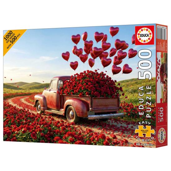 Puzzle Educa Pickup San Valentín de XXL 500 Pzs