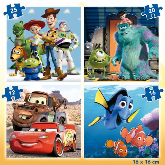 Puzzle Educa Pixar Progresivos 12+16+20+25 Pzs Puzzle Educa Pixar Progresivos 12+16+20+25 Pzs
