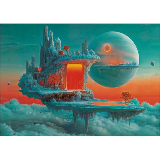 Puzzle Educa Planeta Fuego de XXL 500 Pzs