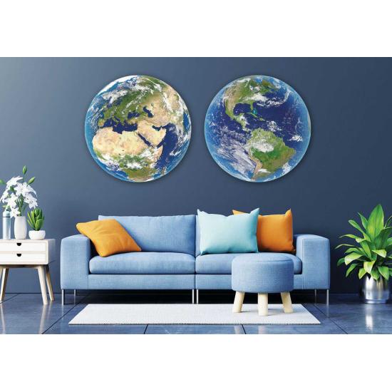 Puzzle Educa Redondo Planeta Tierra de 2 x 800 Piezas Puzzle Educa Redondo Planeta Tierra de 2 x 800 Piezas