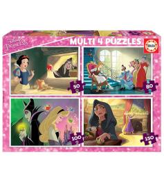 Puzzle Educa Princesa y Villanas Multi Progresivo 50+80+100+150