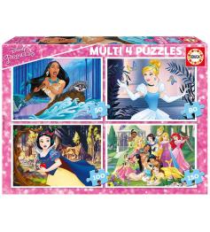 Puzzle Educa Princesas Disney Multi Progresivo 50+80+100+150 pz