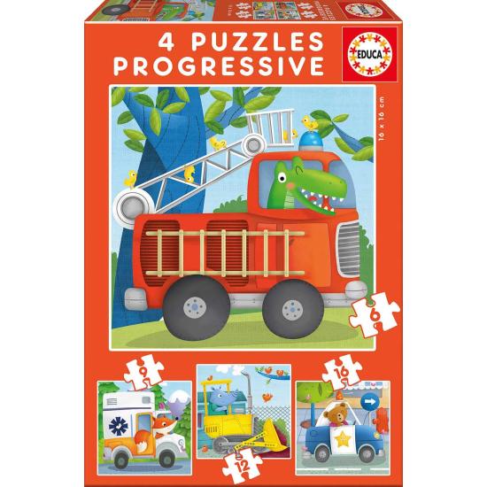 Puzzle Educa Progresivos Patrulla de Rescate 6+9+12+16 Pzs. Puzzle Educa Progresivos Patrulla de Rescate 6+9+12+16 Pzs.