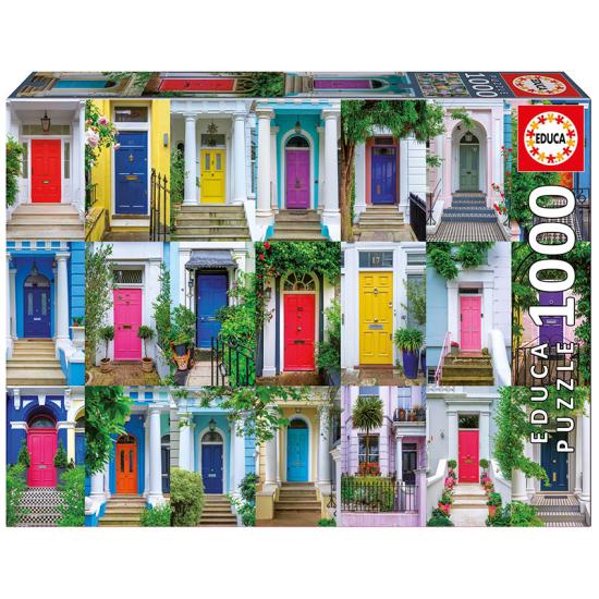 Puzzle Educa Puertas de Nothing Hill de 1000 Piezas