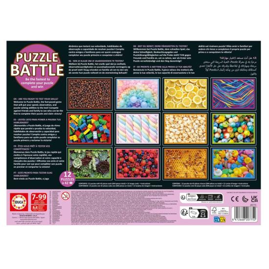 Puzzle Educa Puzzle Battle Extreme de 12x42 Piezas