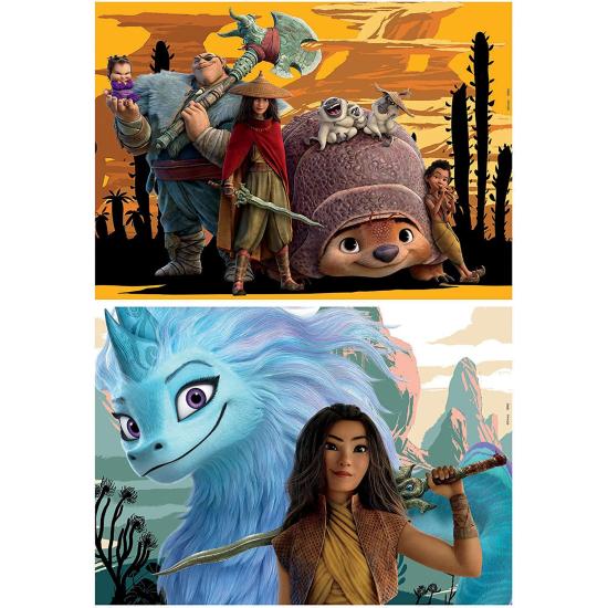 Puzzle Educa Raya y el Dragón de 2 x 48 Piezas Puzzle Educa Raya y el Dragón de 2 x 48 Piezas