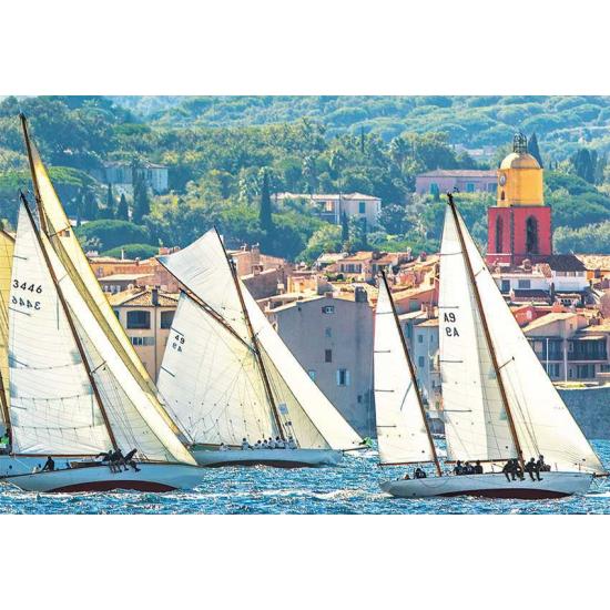 Puzzle Educa Regata en Saint-Tropez 1000 Piezas