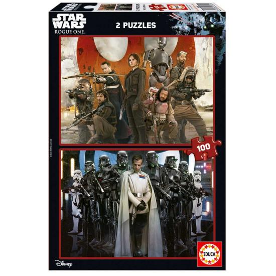 Puzzle Educa Rogue One Star Wars de 2 x 100 Piezas