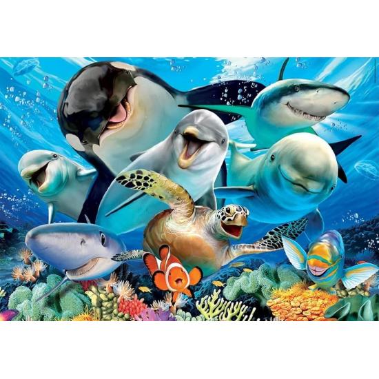 Puzzle Educa Selfie Bajo el Agua de 100 Piezas