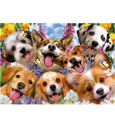 Puzzle Educa Selfie de Perritos de 1000 Piezas