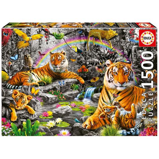 Puzzle Educa Selva Radiante de 1500 Piezas