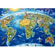 Puzzle Educa Simbolos del Mundo de 2000 Piezas