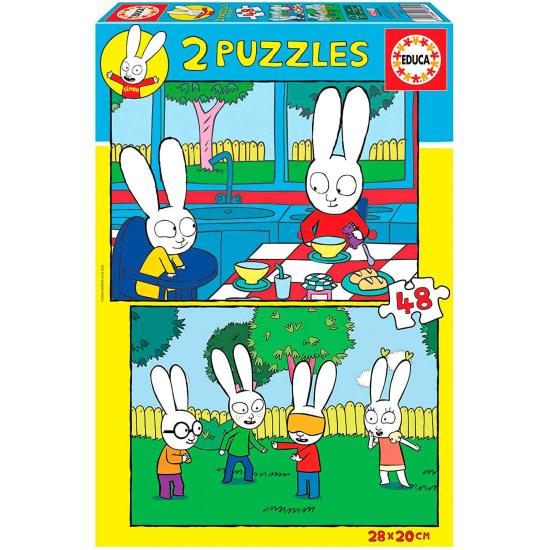 Puzzle Educa Simon de 2 x 48 Piezas