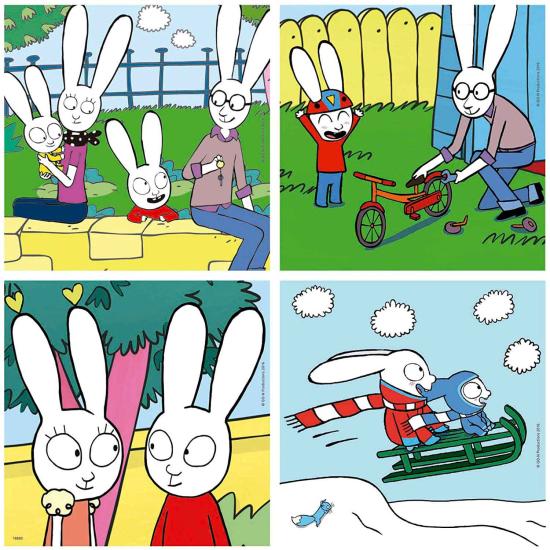 Puzzle Educa Simon Progresivo 12+16+20+25 Pzs