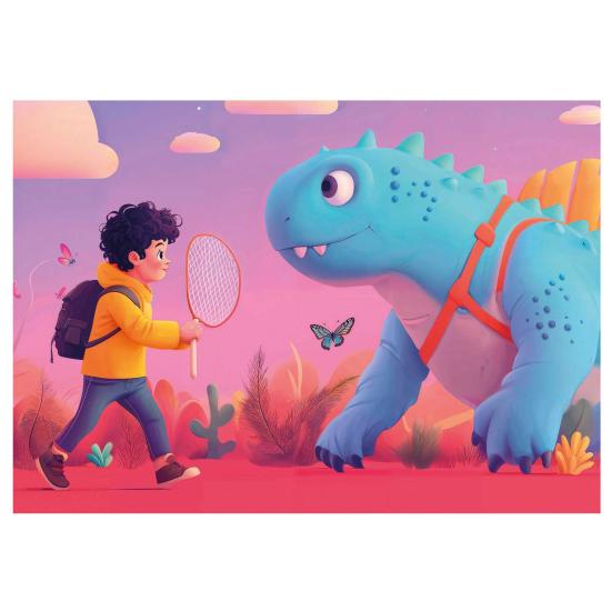 Puzzle Educa Simpáticos Dinos Progresivo 20+40+60+80 pzs