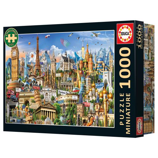 Puzzle Educa Símbolos de Europa (Piezas MINIATURA) 1000 Pzs Puzzle Educa Símbolos de Europa (Piezas MINIATURA) 1000 Pzs
