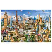 Puzzle Educa Símbolos de Europa (Piezas MINIATURA) 1000 Pzs