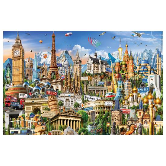 Puzzle Educa Símbolos de Europa (Piezas MINIATURA) 1000 Pzs Puzzle Educa Símbolos de Europa (Piezas MINIATURA) 1000 Pzs
