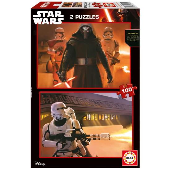 Puzzle Educa Star Wars Episodio VII 2 x 100 Piezas