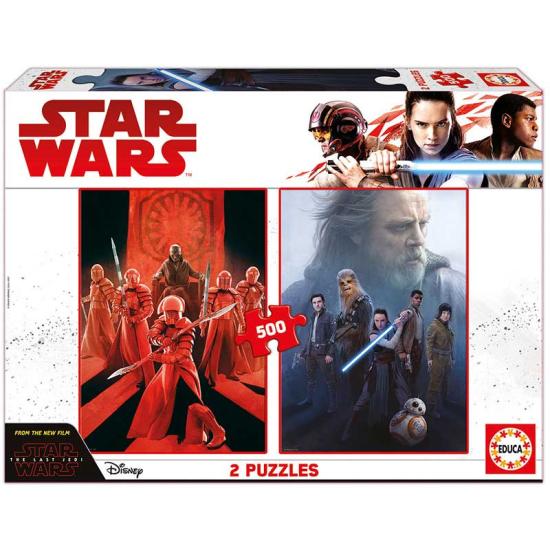 Puzzle Educa Star Wars Episodio VIII 2 x 500 Piezas Puzzle Educa Star Wars Episodio VIII 2 x 500 Piezas