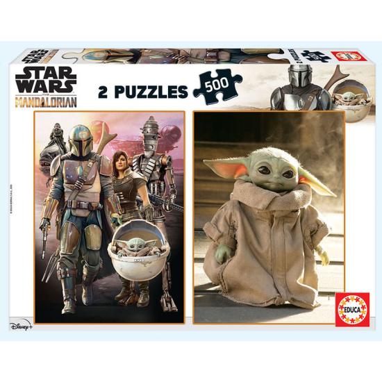 Puzzle Educa Star Wars The Mandalorian de 2 x 500 Piezas