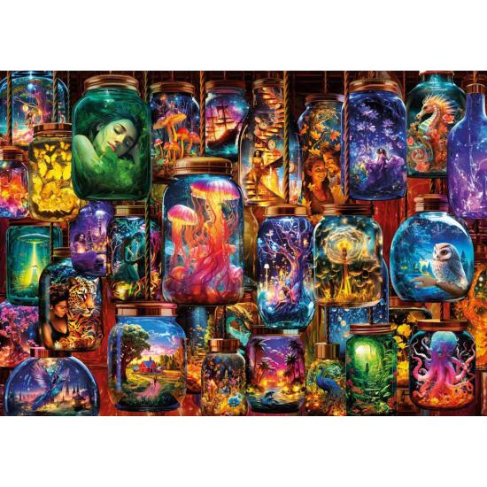 Puzzle Educa Sueños en Frascos de 2000 Piezas