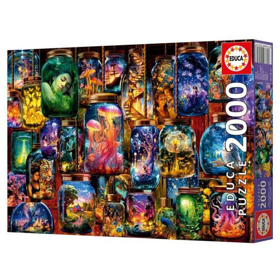 Puzzle Educa Sueños en Frascos de 2000 Piezas