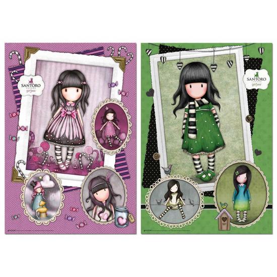 Puzzle Educa Gorjuss, Sugar Spice + Scarf 2 x 500 Piezas Puzzle Educa Gorjuss, Sugar Spice + Scarf 2 x 500 Piezas