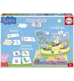 Puzzle Educa SuperPack Peppa Pig 2 x 25 Piezas