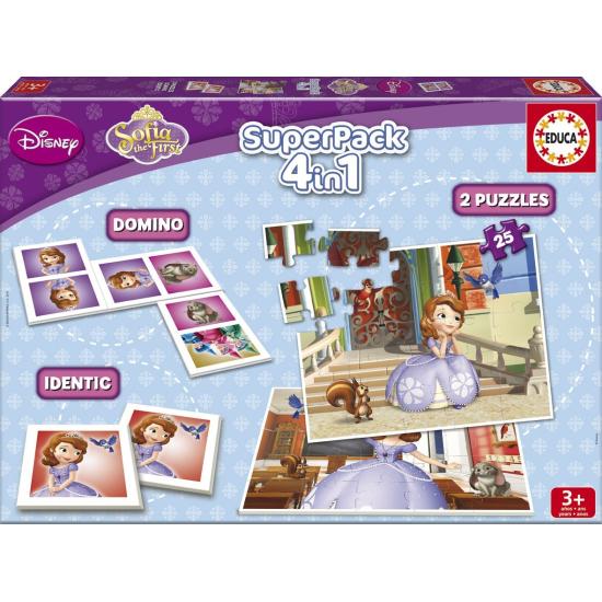 Puzzle Educa SuperPack Princesa Sofía 2 x 25 Piezas Puzzle Educa SuperPack Princesa Sofía 2 x 25 Piezas
