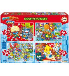 Puzzle Educa Superthings Multi Progresivo 50+80+100+150 Pzs