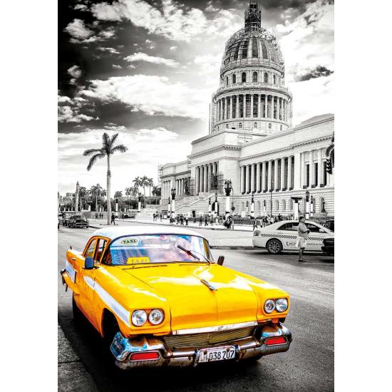 Puzzle Educa Taxi en la Habana, Cuba de 1000 Piezas