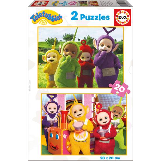 Puzzle Educa Teletubies de 2 x 20 Piezas Puzzle Educa Teletubies de 2 x 20 Piezas