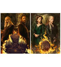 Puzzle Educa The House of the Dragon de 2 x 500 Piezas