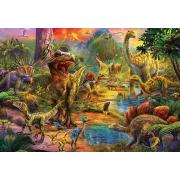 Puzzle Educa Tierra de Dinosaurios de 1000 Piezas