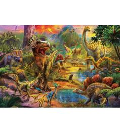 Puzzle Educa Tierra de Dinosaurios de 1000 Piezas