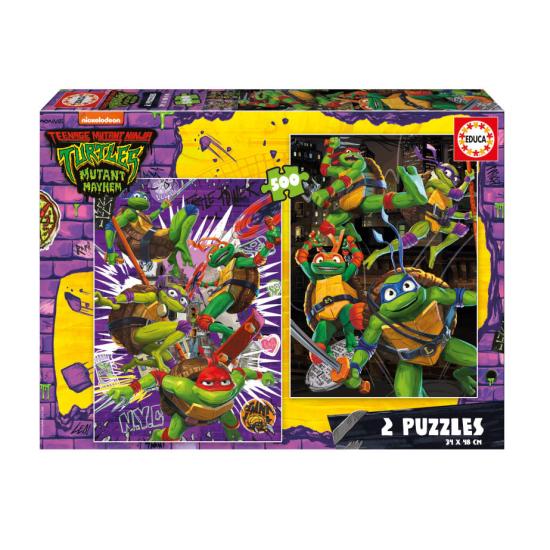 Puzzle Educa Tortugas Ninja de 2 x 500 Piezas Puzzle Educa Tortugas Ninja de 2 x 500 Piezas