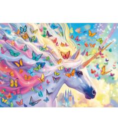 Puzzle Educa Unicornio Arcoíris de 500 Piezas