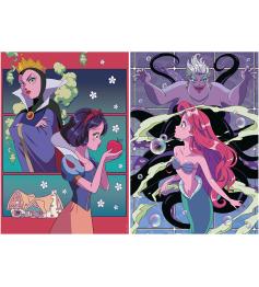 Puzzle Educa Villanas Disney de 2 x 500 Piezas