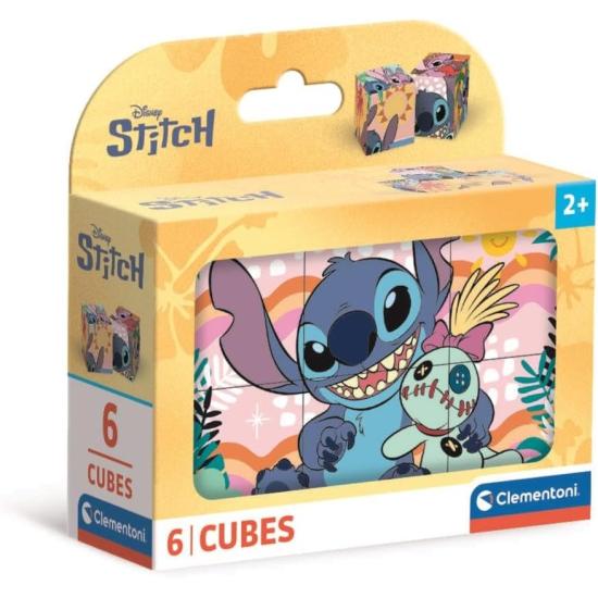 Puzzle en Cubos Clementoni Disney Stitch de 6 Cubos