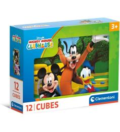 Puzzle en Cubos Clementoni Mickey Clubhouse de 12 Cubos