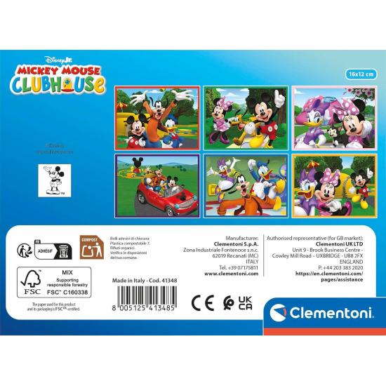 Puzzle en Cubos Clementoni Mickey Clubhouse de 12 Cubos