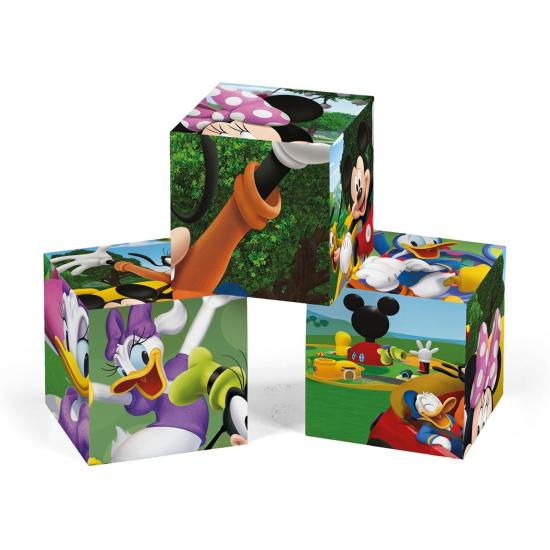 Puzzle en Cubos Clementoni Mickey Clubhouse de 12 Cubos