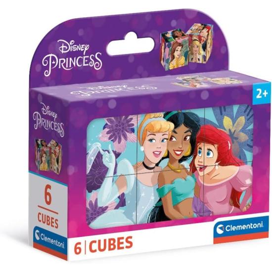 Puzzle en Cubos Clementoni Princesas Disney de 6 Cubos
