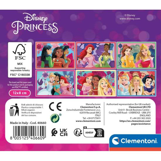 Puzzle en Cubos Clementoni Princesas Disney de 6 Cubos
